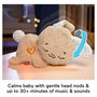 Fisher-Price HXG97 Snooze Bunny Conejo de Peluche Sonoro con Movimiento
