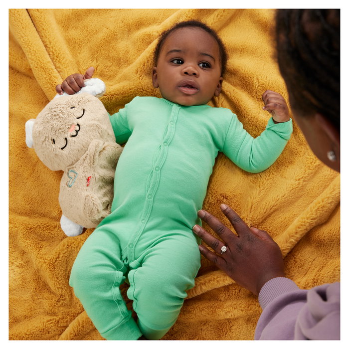 Fisher-Price HXG97 Snooze Bunny Conejo de Peluche Sonoro con Movimiento