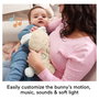 Fisher-Price HXG97 Snooze Bunny Conejo de Peluche Sonoro con Movimiento