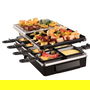 Russell Hobbs 26280-56 Multi Raclette 3 en 1 para 8 Personas con Placa de Acero Inoxidable y Piedra y 8 sartenes