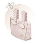 Verona Coche de Muñeca 3 en 1 Plegable para Muñecas hasta 50 cm - 79x65x38 cm