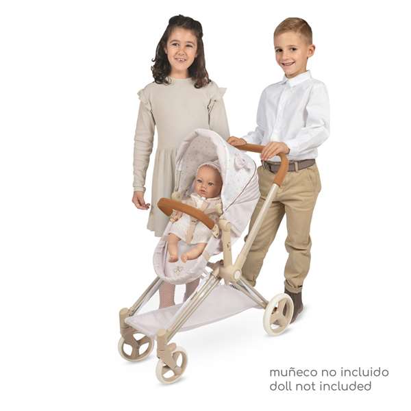 Verona Coche de Muñeca 3 en 1 Plegable para Muñecas hasta 50 cm - 79x65x38 cm