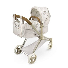 Verona Coche de Muñeca 3 en 1 Plegable para Muñecas hasta 50 cm - 79x65x38 cm