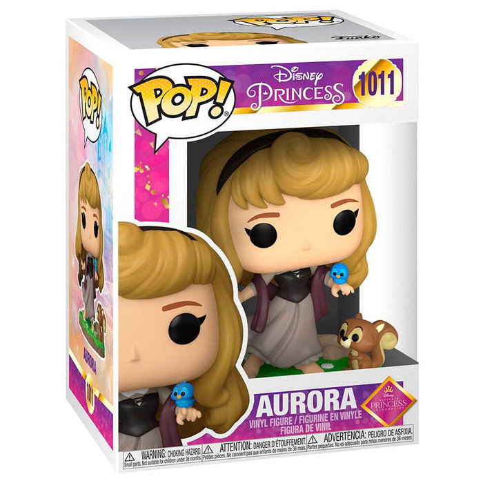 Funko Figura POP Disney Ultimate Princess Aurora Vinilo 9cm Caja Regalo Ventana