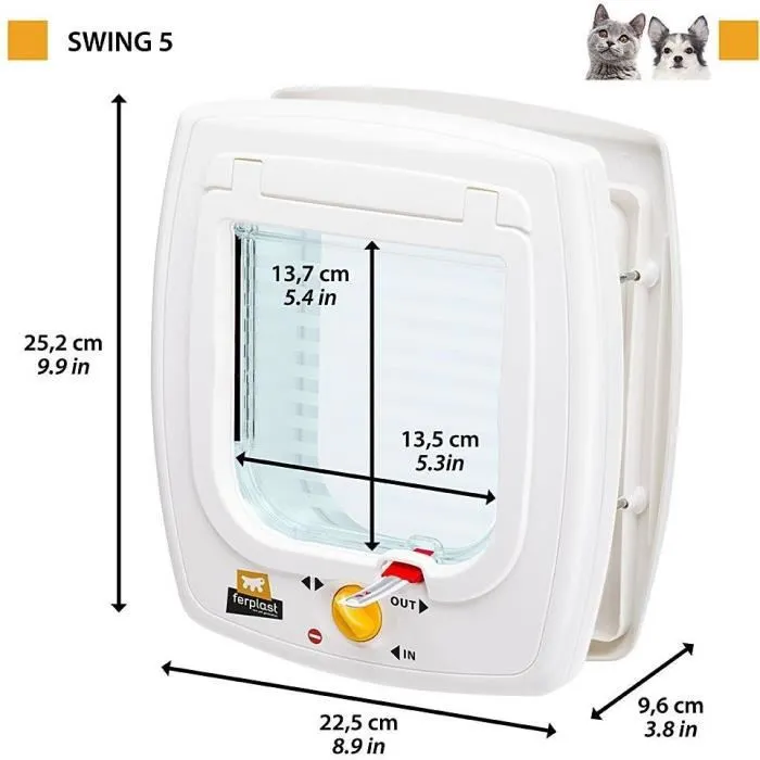 Ferplast FER8010690210759 Gatera Columpio 5 22.5 x 16.2 x 25.2 cm Gris Ferplast FER8010690210759 Gatera Columpio 5 22.5 x 16.2 x 25.2 cm Gris