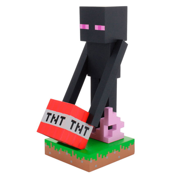 Cable Guy Soporte de Sujeción Enderman Minecraft 20cm para Mandos y Teléfonos Cable Guy Soporte de Sujeción Enderman Minecraft 20cm para Mandos y Teléfonos