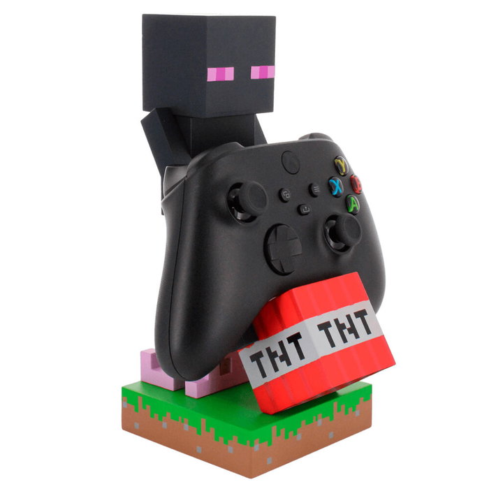 Cable Guy Soporte de Sujeción Enderman Minecraft 20cm para Mandos y Teléfonos Cable Guy Soporte de Sujeción Enderman Minecraft 20cm para Mandos y Teléfonos