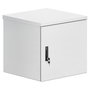 Intellinet 716109 Bastidor de Pared IP55 19" 9U 600mm Profundidad 100kg Carga Gris con 2 Ventiladores y Bloqueo