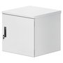 Intellinet 716109 Bastidor de Pared IP55 19" 9U 600mm Profundidad 100kg Carga Gris con 2 Ventiladores y Bloqueo