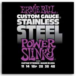 ERNIEBALL S. Steel Power 11-48 Juego Eléctrica Slinky