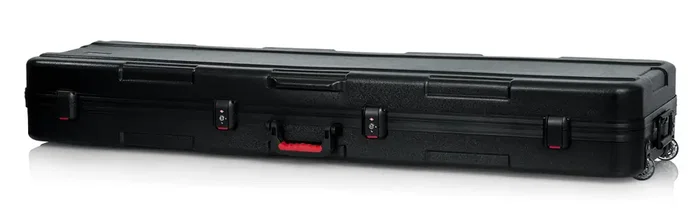 Gator TSA ATA - Estuche rígido para teclado de 88 notas Slim XL con ruedas - Negro