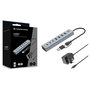 Conceptronic HUBBIES20GP Hub USB de 7 puertos (3x USB-C y 4x USB-A) Gris