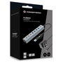 Conceptronic HUBBIES20GP Hub USB de 7 puertos (3x USB-C y 4x USB-A) Gris