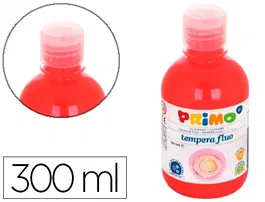 Primo Tempera liquida escolar 300 ml rojo fluorescente