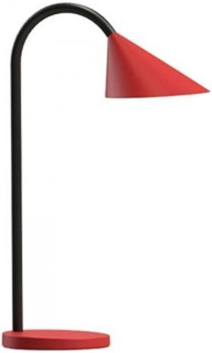 Unilux Lámpara de escritorio LED 6W brazo flexible rojo