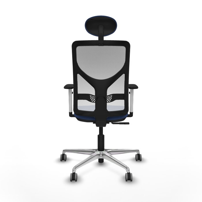 PIQUERAS Y CRESPO Silla de oficina Motilla con mecanismo Sincro, Azul marino y Blanco PIQUERAS Y CRESPO Silla de oficina Motilla con mecanismo Sincro, Azul marino y Blanco