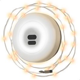 AKTIVE Guirnalda 136 LED 10 Metros Recargable USB
