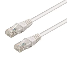 WP WPC-PAT-5U005W Cable de Red Cat5e U/UTP 0.5 Metros, Blanco, con 2 Conectores RJ45 Macho
