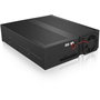 ICY BOX IB-170SK-B Bandeja para Disco Duro 5.25" Negra, Hot-Swap, SATA II/III, 6 Gbit/s, para HDD/SSD de 3.5", Aluminio