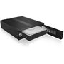 ICY BOX IB-170SK-B Bandeja para Disco Duro 5.25" Negra, Hot-Swap, SATA II/III, 6 Gbit/s, para HDD/SSD de 3.5", Aluminio