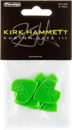 Dunlop Pack 6 Púas Signature Kirk Hammett Custom Jazz III