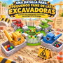 Jugatoys - enfamilia Juego Batalla de Excavadoras 26x12x41cm