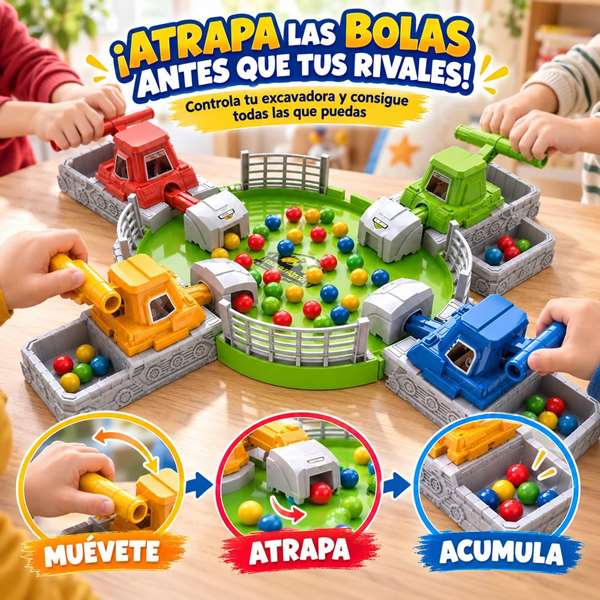 Jugatoys - enfamilia Juego Batalla de Excavadoras 26x12x41cm