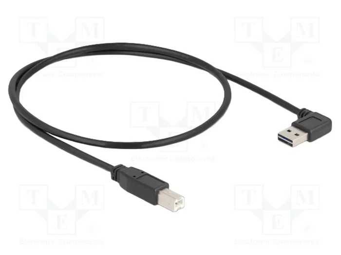 DeLOCK Cable USB 2.0 con conector USB-A angular reversible y USB-B, 0,5 m DeLOCK Cable USB 2.0 con conector USB-A angular reversible y USB-B, 0,5 m