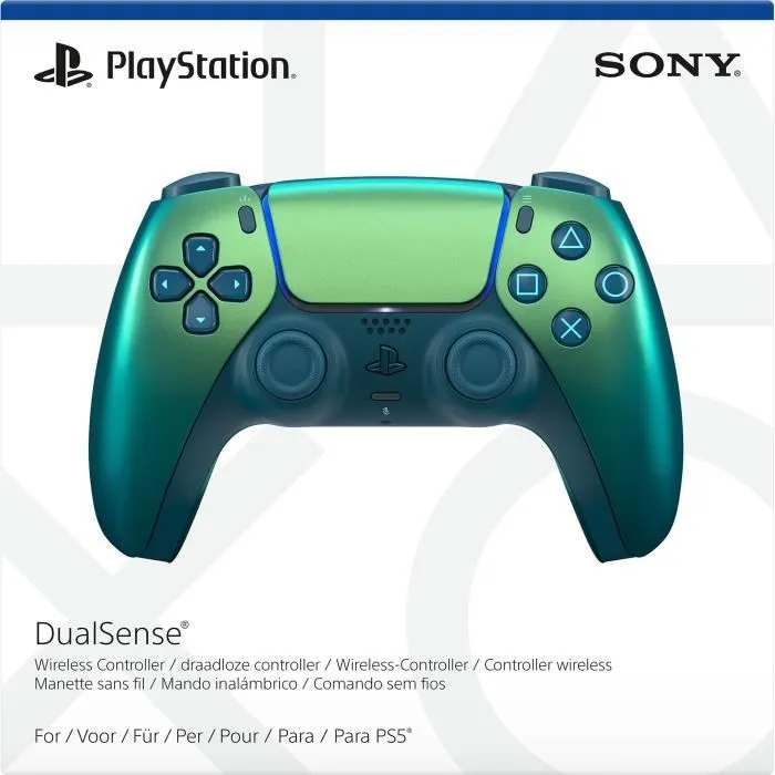 Sony DualSense Mando Inalámbrico PS5DSTEAL Chroma Teal para PS5 y PC Sony DualSense Mando Inalámbrico PS5DSTEAL Chroma Teal para PS5 y PC