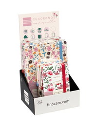 Finocam Cuaderno Tapa Dura Liso con Goma 9x15/A5 72h 80gr