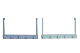 DKD Home Decor Perchero Glam Verde Menta Metal 5 x 20 x 33 cm (4 Unidades)