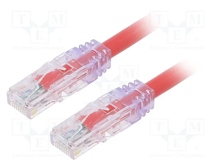 PANDUIT Patch cord Cat 6a U/UTP 0,5m rojo PANDUIT Patch cord Cat 6a U/UTP 0,5m rojo
