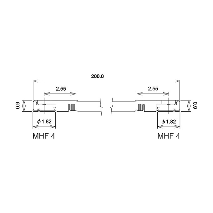 DeLOCK 89643 Cable Coaxial MHF IV/ HSC MXHP32 a MHF IV/ HSC MXHP32 0,5 m