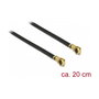 DeLOCK 89643 Cable Coaxial MHF IV/ HSC MXHP32 a MHF IV/ HSC MXHP32 0,5 m