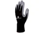 Deltaplus Guantes Mecanica Grasas Aceites Nitrilo Poliester Negro-Gris Talla 9 EN 388: 3121X Y ISO 18889:GR