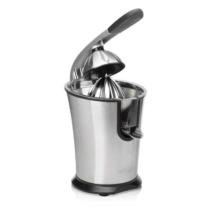 Princess 201860 Exprimidor Eléctrico de Cítricos Master Juicer Pro 300 W - Profesional, Acero Inoxidable Negro, Palanca, Filtro Ajustable, Antideslizante, Aptas Lavavajillas