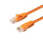 MicroConnect Cable de Parche CAT6A UTP 7,5m Naranja LSZH