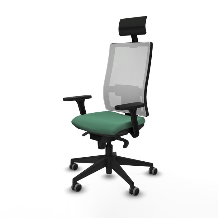PIQUERAS Y CRESPO Silla de oficina Horna Verde esmeralda y Blanco PIQUERAS Y CRESPO Silla de oficina Horna Verde esmeralda y Blanco