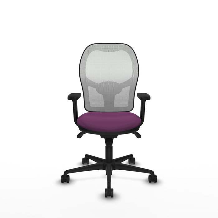 PIQUERAS Y CRESPO Silla de oficina Jorquera con mecanismo Sincro, Morado y Blanco PIQUERAS Y CRESPO Silla de oficina Jorquera con mecanismo Sincro, Morado y Blanco