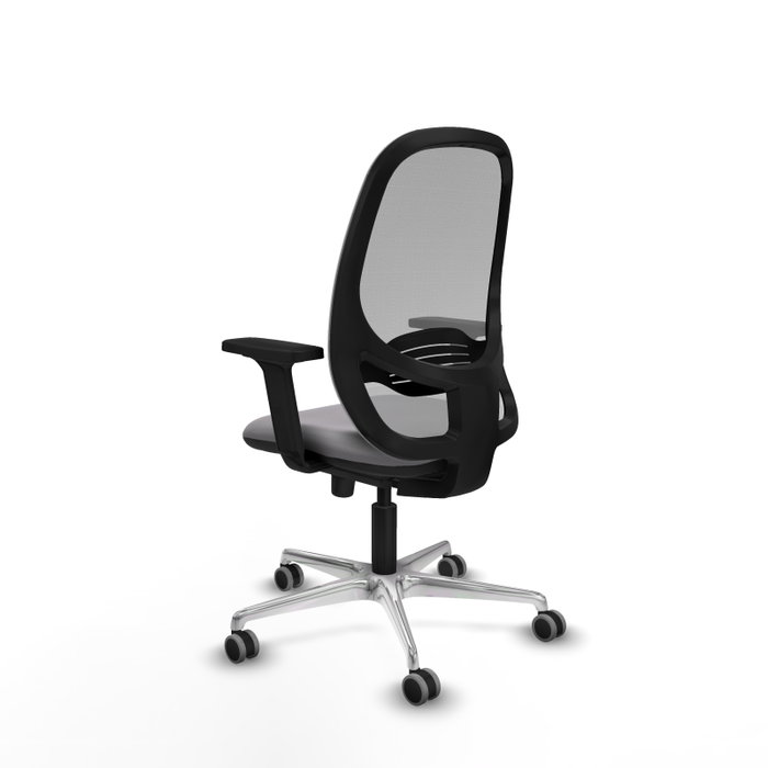 PIQUERAS Y CRESPO Silla de oficina Cilanco Gris con mecanismo Sincro