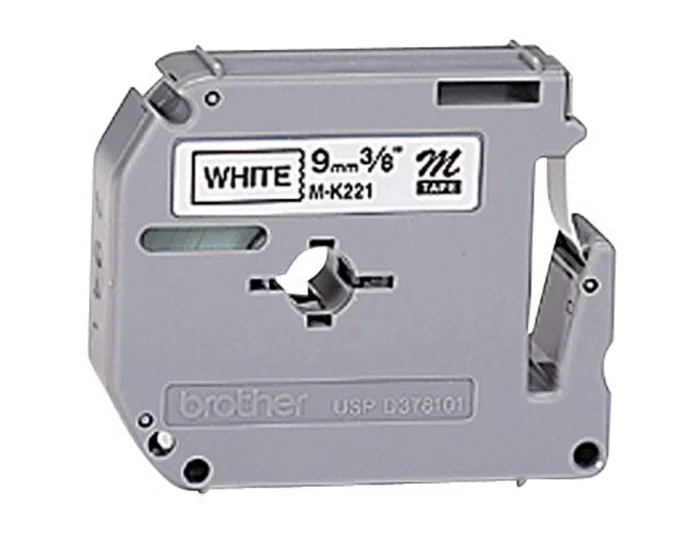 Brother MK221BZ Cinta de etiquetas no laminada 9 mm x 8 m Blanco/Negro Brother MK221BZ Cinta de etiquetas no laminada 9 mm x 8 m Blanco/Negro