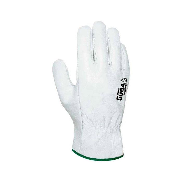 Juba Guante Piel Flor Vacuno Natural Driver Talla 9-L Ajustable Transpirable Buen Tacto