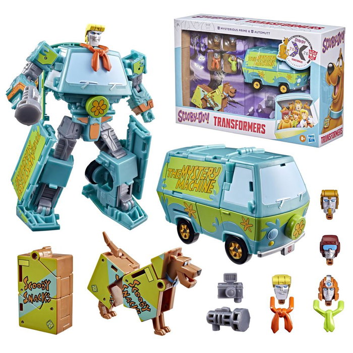 Hasbro Transformers Scooby Doo Mysterious Prime y Automutt