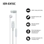 Sony IER-EX15CW Auriculares Intrauditivos USB-C Blanco