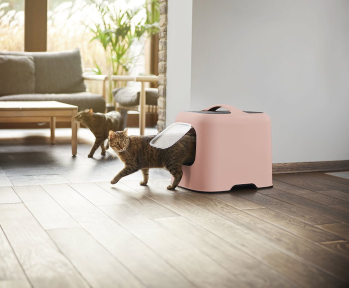 Rotho Mypet Caja de arena para gatos - Rosa Rotho Mypet Caja de arena para gatos - Rosa
