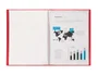 Liderpapel Carpeta con 40 fundas de polipropileno DIN A4 Rojo translúcido