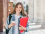 Liderpapel Carpeta con 40 fundas de polipropileno DIN A4 Rojo translúcido
