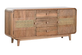 DKD Home Decor Buffet de Madera Jamun Natural 160x38x75