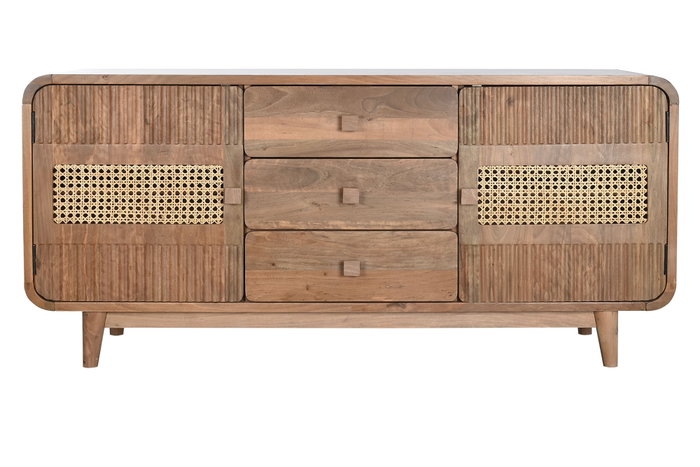 DKD Home Decor Buffet de Madera Jamun Natural 160x38x75 DKD Home Decor Buffet de Madera Jamun Natural 160x38x75