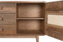 DKD Home Decor Buffet de Madera Jamun Natural 160x38x75